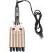 Electric Hair Curler Wand - 5 Barrel Curling Iron with Digital Display & 15 Temperature Settings - International Shipping Available - Buy Online on GoSupps.com
