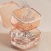 Denture & Retainer Case with Strainer Basket - Cute Storage & Cleaning Container for Travel - Apricot - Buy Online on GoSupps.com