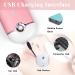 GreenLife USB Rechargeable Bladeless Handheld Mini Fan - Portable Eyelash Dryer & Air Conditioning Blower (Black) - Buy Online on GoSupps.com