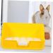 TOGEVAL Box Rabbit Toilet Small Pet Toilet Bunny Potty Pet Training Corner Pet Pee Toilet Pet Supply Bunny Toilet Little Pig Pee Toilet Pet Potty Pet Litter Tray Rabbit Potty 28.5X23.5X15.5CM Yellow - Buy Online on GoSupps.com