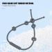 Ulapithi Pacifier Belt & Stroller Toy Belt - Adjustable Food Catcher Toy Clip Bite Ring & Cup Holder in Dark Gray - Multifunctional Baby Gear for International Shipping - Buy Online on GoSupps.com