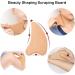 4-Piece Gua Sha Set & Wood Massage Roller for Pain Relief & Relaxation | Perfect for Neck Legs Eyes & Back - Buy Online on GoSupps.com