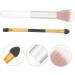 FOYTOKI 2pcs Makeup Brush Cream Concealer Brush Women Eye Shadow Brush Highlighter Brush Brow Brush Plastic - Buy Online on GoSupps.com