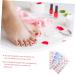 LALAFINA False Nails Tips Wraps False Nails Patches Fashion Summer French Fake Nails Toe Nail Stickers - Buy Online on GoSupps.com