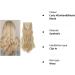 Slik-co Long Curly Wavy Clip-In Hair Extensions - 8 Pcs Full Head, Synthetic Heat Resistant, 17 inch Golden&Bleach Blond - Buy Online on GoSupps.com