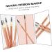 PLAFOPE 2pcs Double Ended Eyebrow Pencil with Brush Makeup Eyebrow Tool Women Makeup Pencils Eyeliner Wood - Buy Online on GoSupps.com