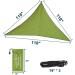 KRATARC 10'x 10'x 10' Outdoor Sun Shade Beach Mat Triangle Blanket Picnic Mat Tarp Water-Resistant Awning Footprint UV Protection Lightweight Canopy for Hammock Camping Hiking Beach (Green) - Buy Online on GoSupps.com