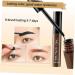 DRESSOOS 3pcs Ladies Gel Eye Long-lasting Dark Brow Pen Off Women Up Waterproof Peel Make - Buy Online on GoSupps.com
