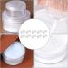 Beatifufu 10 Pcs Transparent Powder Box Travel Powder Case Powder Puff Case Makeup Containers Plastic White - Buy Online on GoSupps.com
