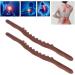 10 Massage Points Gua Sha Tools - 2 Pack Wooden Massage Sticks for Back & Leg Relief | International Shipping - Buy Online on GoSupps.com