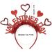 Vatocu Light Up Heart Headband Led Valentine's Day Headpiece Luminous Sequins Heart Hair Accessories for Holiday Wedding Party Gift - Buy Online on GoSupps.com