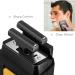 KEMEI Double Foil Electric Shaver for Men - Cordless Rechargeable Hair & Beard Trimmer - Professional Barber Supplies - Black - Buy Online on GoSupps.com