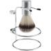 Lefeda Silver Shaving Brush for Men - Removable Weighted Base Alloy Razor Set with Stand & Soap Shell - 8.5x12cm - Buy Online on GoSupps.com