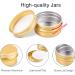 Buy 20 Pcs Gold Aluminum Travel Cream Jars - 20ml Empty Cosmetic Containers for Creams Lotions & Nail Art - International Shipping - Buy Online on GoSupps.com