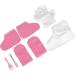 Paraffin Bath Gloves Washcloth Foot Liners Pink Disposable for DIY - Buy Online on GoSupps.com