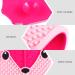 KALLORY Silicone Makeup Applicator & Brush Cleaner Pad - Fox Shaped Cosmetic Scrubber Tool for Effortless Makeup Brush Cleaning - Buy Online on GoSupps.com