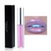 Rosarden Long-Lasting Shiny Liquid Lipstick  Diamond Shimmer Metallic Lip Gloss  Waterproof  Moisturizing  Popular Shiny Lip Gloss for Face & Eyes Makeup  Color Gloss Lipstick Cosmetics for Female Purple