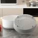 rongweiwang Quick And Easy To Drain And Clean Drain Basket For Kitchen Hollow Drainage Basket ABS Electric Vegetable Washing Basket - Buy Online on GoSupps.com