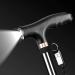 Telescopic Aluminum Alloy Walking Stick Lightweight Four Legged Anti Slip Elderly Safety Walker Height Adjustable Cane with LED Lights for Women Man Outdoor Travel Walking (Black) Star of Light - Buy Online on GoSupps.com