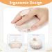 FREATECCH CHARD Massage Brush Silicone Shampoo Brush for Hair Washing Head Massage & Dandruff Removal Beige Wheat Straw Handle for Hair Growth - Buy Online on GoSupps.com