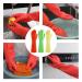 AOOPOO Latex Gloves - 3 Pairs Reusable 38cm Waterproof Cleaning Gloves for Kitchen Bathroom Dishwashing Laundry Car - Durable Household Essentials - Buy Online on GoSupps.com