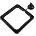 Zelerdo 3 Pack Aquarium Fish Feeding Ring - Floating Food Feeder with Suction Cup - Square Shape - Black - Buy Online on GoSupps.com