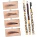 Beavorty Eyebrow Brush 6 pcs brow pencil black pencils Eyeshadow Pencil eyebrow pencil cosmetic double head Miss - Buy Online on GoSupps.com