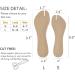 Pigskin Flip Flop Insoles - Arch Support Non-Slip Cuttable Cushion Inserts for Sweaty Feet | Relief for Blisters & Pain | Unisex Sizes W8-12 M7-11 - Buy Online on GoSupps.com