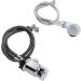 SALON SHAMPOO BED FAUCET WITH MIXING VALVE AND 70CM HOSE CHROME PLATED ZINC ALLOY FOR BARBERSHOP - Buy Online on GoSupps.com