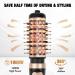 DAILYLIFE Rotating Hair Dryer Brush | Professional 2-in-1 Ionic Blow Dryer & Volumizer | International Shipping Available - Buy Online on GoSupps.com