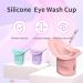 Eye Wash Cup Silicone Eye Flushing Cup Practical Eye Rinse Cup Reusable Eye Washer Clean Tool For Makeup Reusable - Buy Online on GoSupps.com