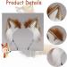 Mystiqut 1Pc Handmade Faux Fur Animal Ear Headband Fox Wolf Ears Headband Halloween Christmas Cosplay Party Costume Accessories Fluffy Wolf Fox Cat Ears Headband Costume Hair Hoop - Buy Online on GoSupps.com