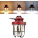 Buy Retro LED Camping Lantern - Rechargeable Outdoor Lamp with Adjustable Gears | Fall-Proof Design in Dark Green & Dark Red - Buy Online on GoSupps.com