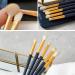 Buy 7-Piece Blue Professional Eye Makeup Brush Set | Blending Highlighting & Shading Tools with Cosmetic Bag - Perfect for Eyeshadow & Cream Powder - Buy Online on GoSupps.com