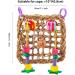 POPETPOP Bird Hammock-Bird Foraging Toy Perch Net Seagrass Mat Parakeet Swing Bird Toys for Cockatoo Cockatiels-Conure-Budgie-Parakeet-Lovebird-Parrots - Buy Online on GoSupps.com