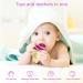 FATEORT Ice Cream Teething Toy - BPA Free Silicone Chew Toy for Babies 6-12 Months | Christmas Gift for Baby Relief | 6+Months Baby Gum Discomfort | Rose - Buy Online on GoSupps.com