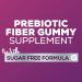 Sugar-Free Fiber Supplement Gummies - 4g Soluble Fiber - Plant-Based Prebiotic for Digestive Health - Berry Flavor - 60 Gummies - Buy Online on GoSupps.com