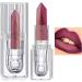  Nuyhadds Matte Lipstick - Moisturizing Makeup Lip Gloss Matte Lipstick | Non-Sticky Two-Tone Lip Gloss Long-Lasting Moisturizing Lipstick for a Healthy Appearance - Buy Online on GoSupps.com
