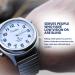 Truedio Atomic Talking Watch for Visually Impaired Men with Stretch Band - Loud English Voice Alarm - Time, Day, Date, Year - Buy Online on GoSupps.com