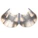 Vintage 4-Piece Rivet Hair Clips | Punk Stripes Plastic Ponytail Holders | Stylish Hair Accessories - Buy Online on GoSupps.com