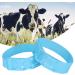 10 Pieces Livestock Plastic Cattle Identification Rings - Cow Marking Bands for Cattle Pigs Calves & Goats | Farm Animal Identification Tool - Buy Online on GoSupps.com