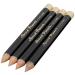 Beige Speed Tracer Barber Pencil 4 Pack | Outline Beard Before Trimming | Haircut and Beard Pencil with Sharpener | For Men's Shaping Tools, Stencils, Guides, Hair Trimmer, Shaver or Razor