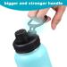 Hydro Flask Wide Mouth Spout Lid - Replacement Chug Lid with Big Handle - BPA-Free - Black - Buy Online on GoSupps.com