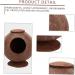 FOMIYES 2pcs Coconut Shell Charcoal Hamster Nest Small The Bed 16X15X15CMx2pcs Brownx2pcs - Buy Online on GoSupps.com