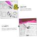 Beavorty 24 Sheets coloring exercise book Nail Shape Templates Nail Art Practice Tool Manicure Training Tools nail art practice book Cards for Nail Art Paper pattern white practice supplies - Buy Online on GoSupps.com