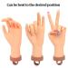 Nude Practice Hand for Acrylic Kit - Nail Mannequin Hand with Clamp Holder for Beginners - Buy Online on GoSupps.com