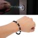 Antistatic Silicone Bracelet for Men & Women - 8 Loops to Remove Electrostatic Charge - Black for Sleep & Motivation - Buy Online on GoSupps.com