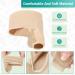 VINGVO Gel Bunion Corrector Toe Straightener - 1 Pair Set for Hallux Valgus Pain Relief - Silicone Separators & Pad - Fleshcolor - Buy Online on GoSupps.com