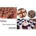 Red Edible Candy Heart Sprinkles | Cake Cupcake Toppers | Cookie Decorations | Dessert Sprinkle | Sweet Personalities Candy Sprinkles for Valentine's Day Daily Cake Decorating Red Heart - Buy Online on GoSupps.com