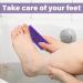 10 Pcs Pumice Stone for Feet Foot Pumice Stone Scrubber Pedicure Double Sided Exfoliation Suitable Double Sided Foot Scrub Foot Stone Ideal Suitable for Home and Beauty Salons(Yellow Purple) - Buy Online on GoSupps.com